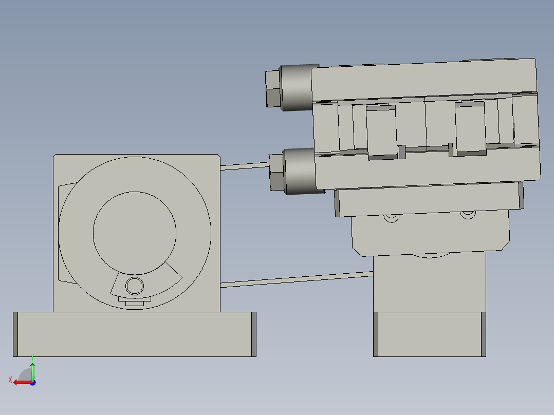 F01AE00021-D40000左旋转组件后视图
