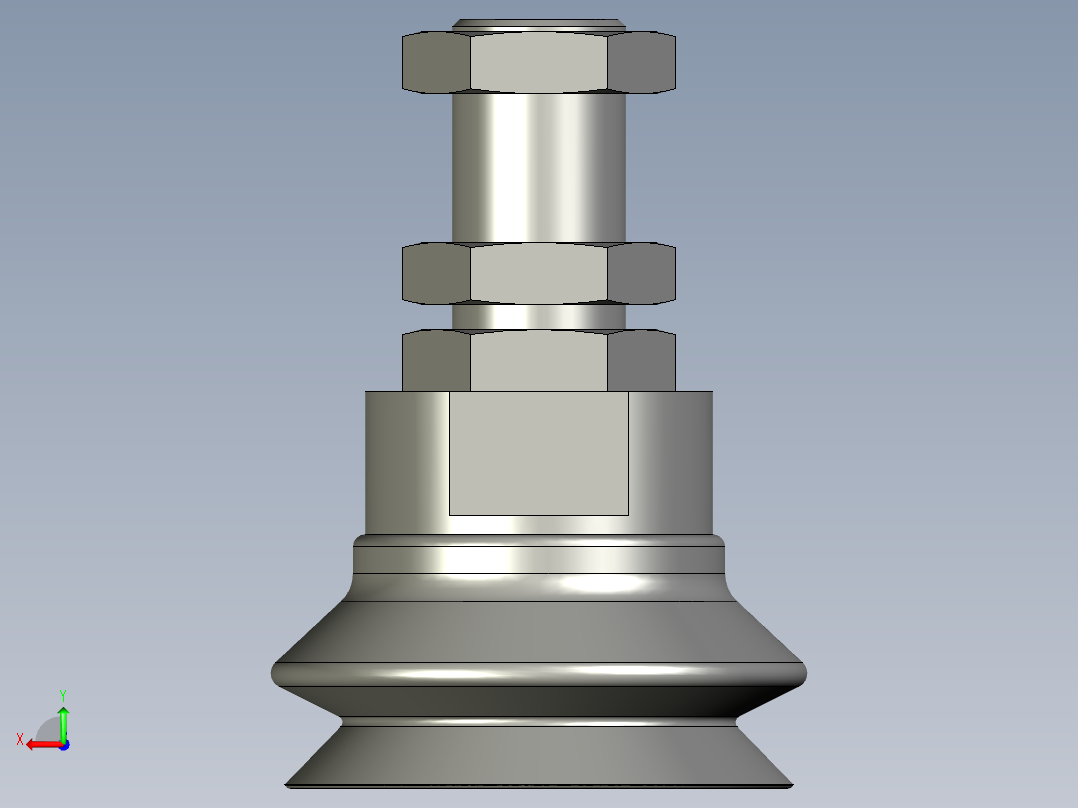 ZPT40HBN-A14真空吸盘后视图