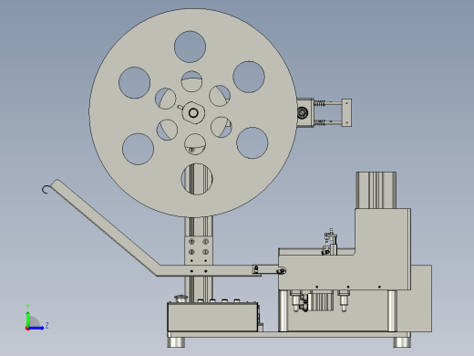 精准送料的插针上料裁切插入一体机左视缩略图