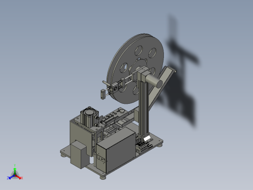 精准送料的插针上料裁切插入一体机正等轴测缩略图