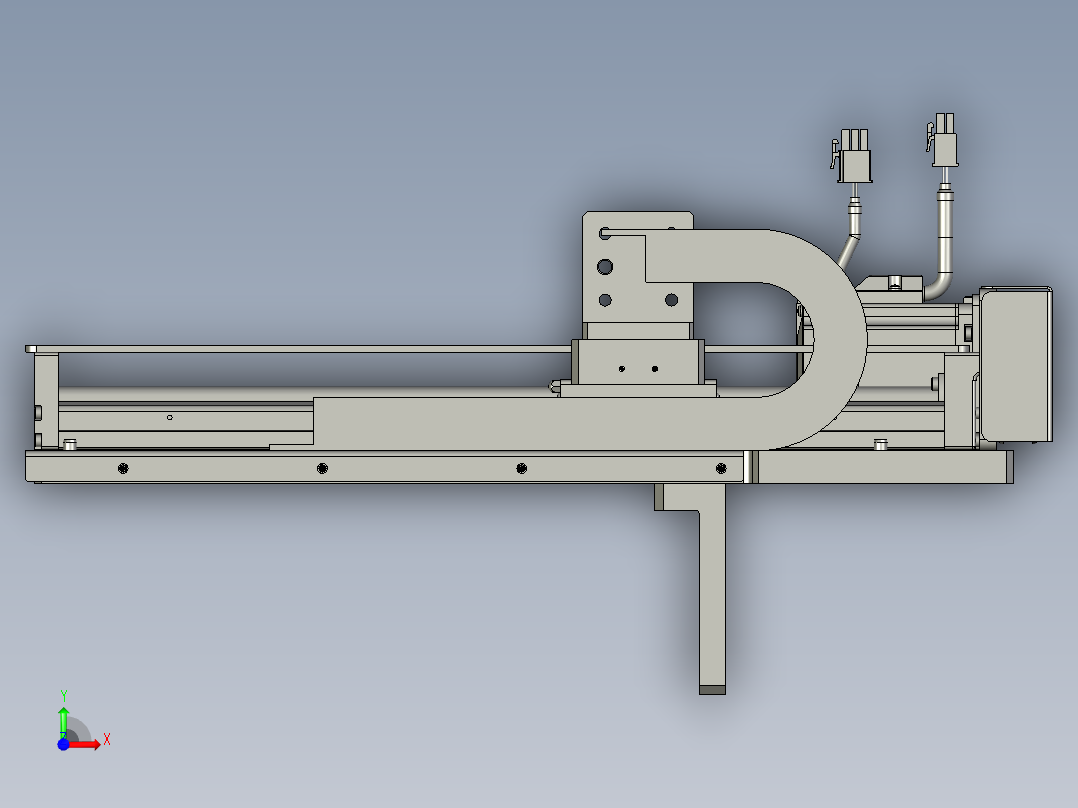 TW18A52V10-03-01-02-00上料机械手X轴前视图