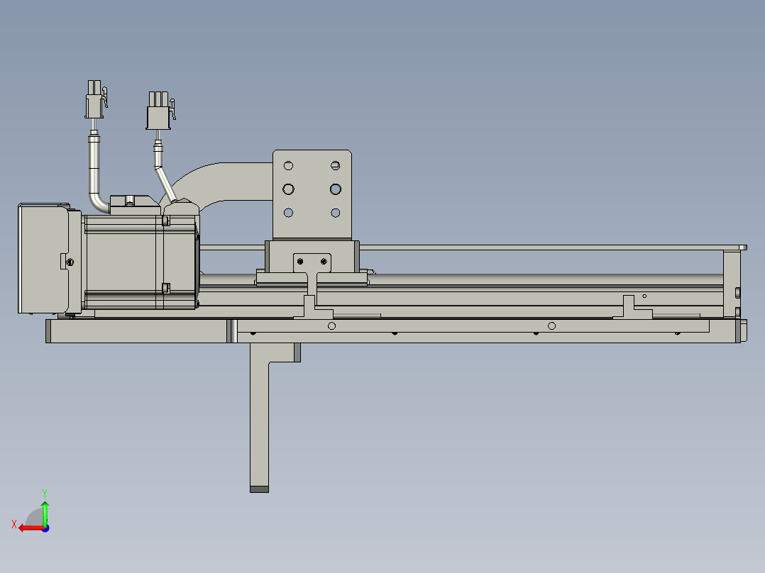 TW18A52V10-03-01-02-00上料机械手X轴后视图