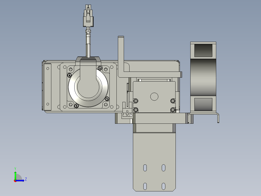 TW18A52V10-03-01-02-00上料机械手X轴左视图