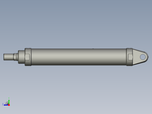 ROB-CA单耳环型中低压油缸ROB-63350-CA右视缩略图