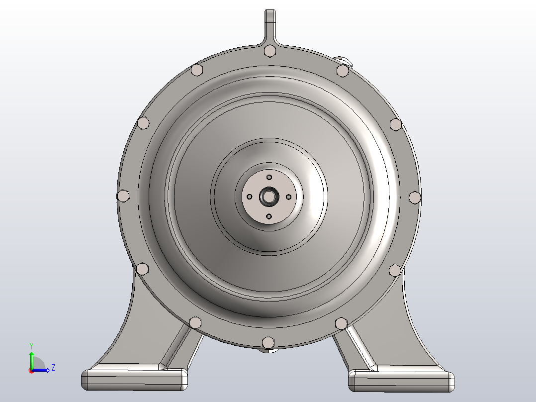 行星齿轮箱左视图