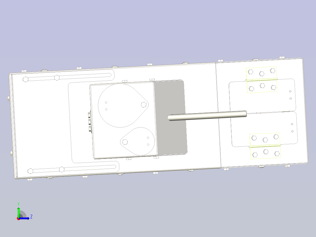 轮式装甲车左视图