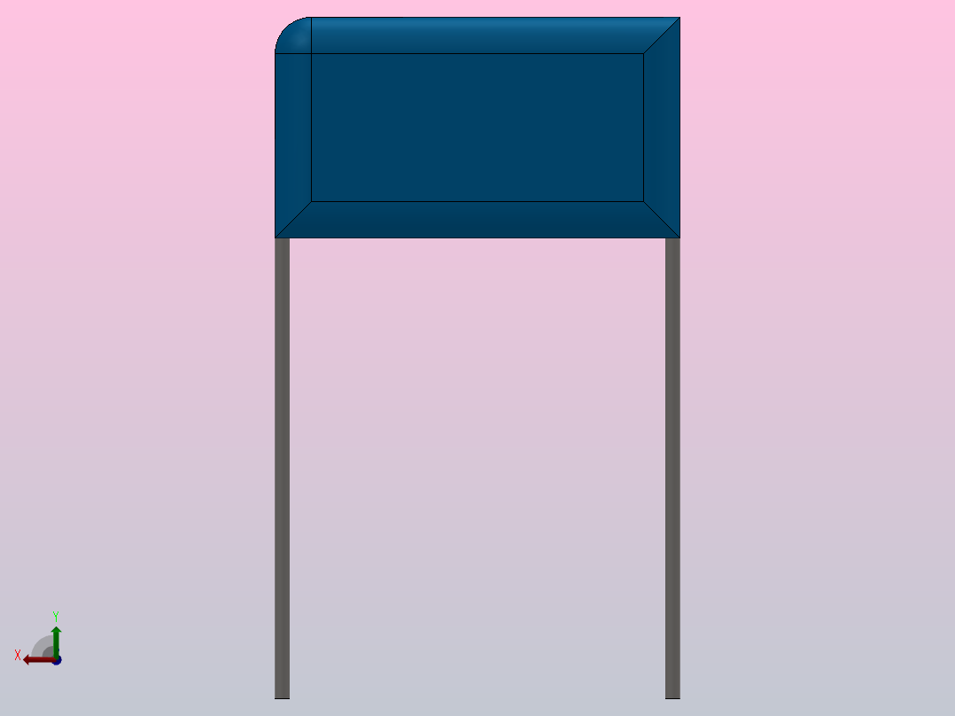 CCDD型叠片瓷介电容器[CCDD-2]后视图