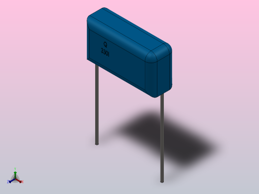 CCDD型叠片瓷介电容器[CCDD-2]正等轴测缩略图