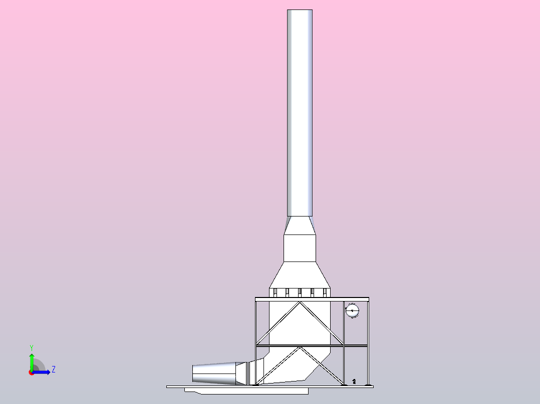 蒸汽发生器左视图