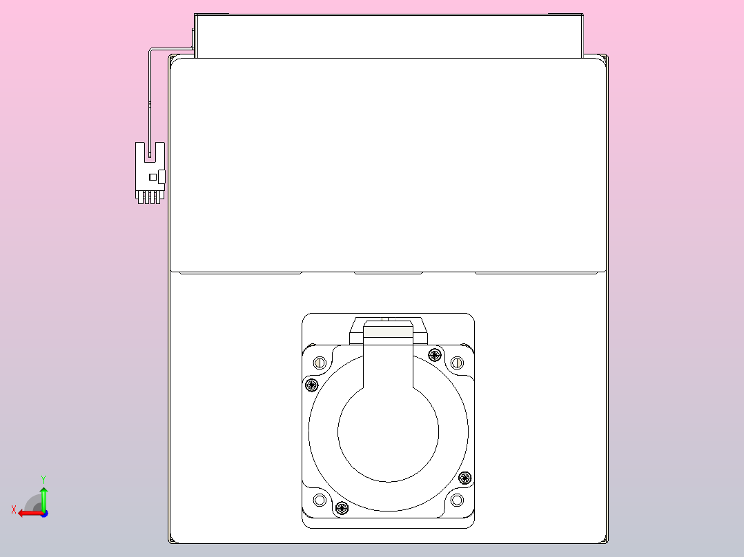 滚珠丝杠直线轴带导轨全封闭TPA-HCR-202D-2510C-L850-MP-C-P75-N3后视图