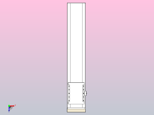 滚珠丝杠直线轴带导轨全封闭TPA-HCR-202D-2510C-L850-MP-C-P75-N3俯视缩略图