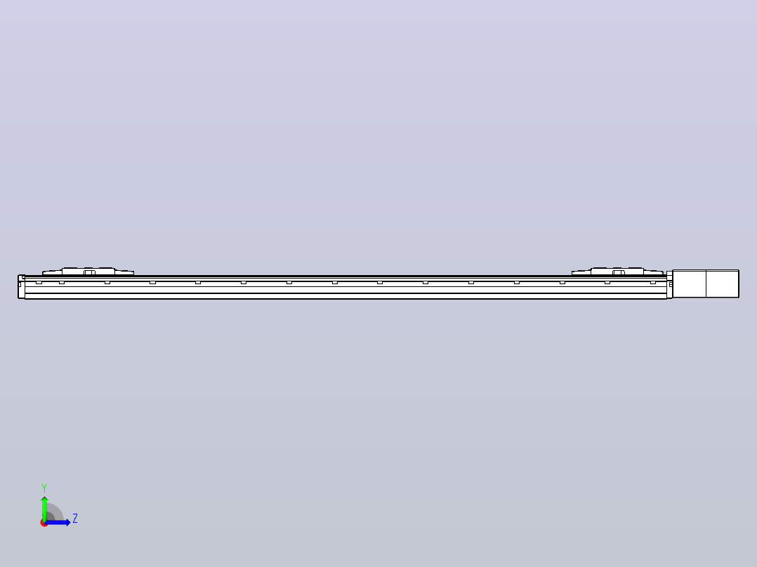皮带直线轴双滑块型TPA-GCBS-120-P70-L475-QL-M20-N3左视图