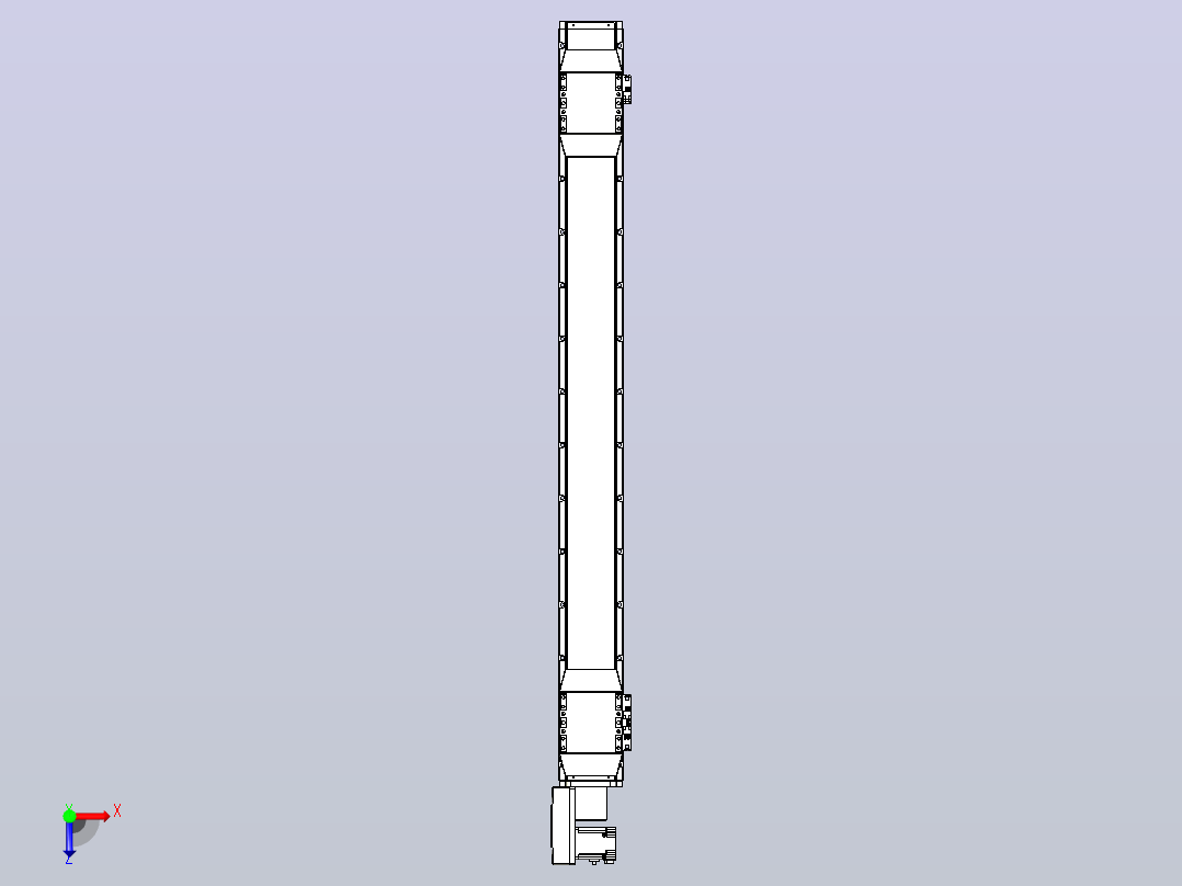 皮带直线轴双滑块型TPA-GCBS-120-P70-L475-QL-M20-N3俯视图