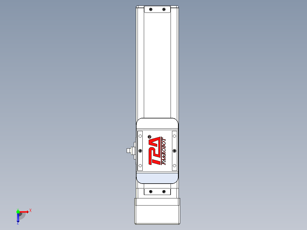 滚珠丝杠直线轴带导轨全封闭TPA-HCR-65S-1610C-L150-MP-Y-P20-N3俯视图