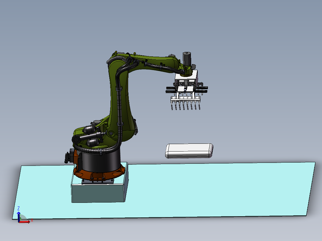 码垛机器人搬送化肥