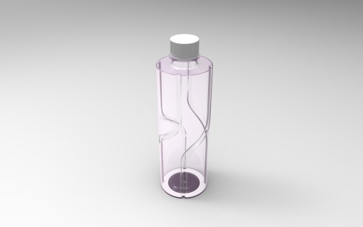 百岁山矿泉水瓶模型3D图纸 Solidworks设计缩略图