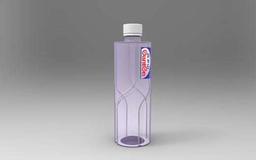 百岁山矿泉水瓶模型3D图纸 Solidworks设计缩略图