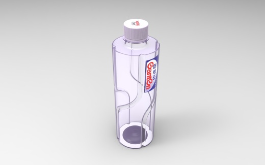 百岁山矿泉水瓶模型3D图纸 Solidworks设计缩略图