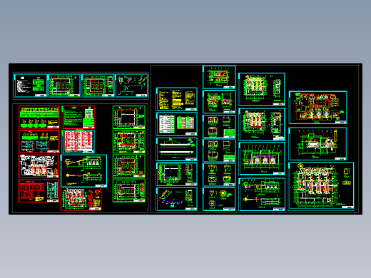 锅炉设备全套施工图
