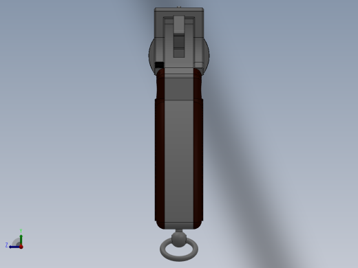 solidworks 威伯利-斯科特左轮手枪右视缩略图