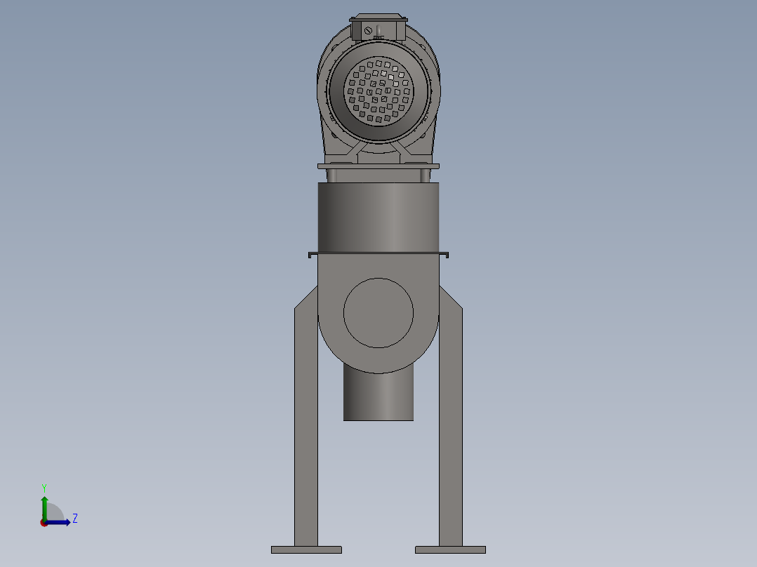 绞笼减速机左视图