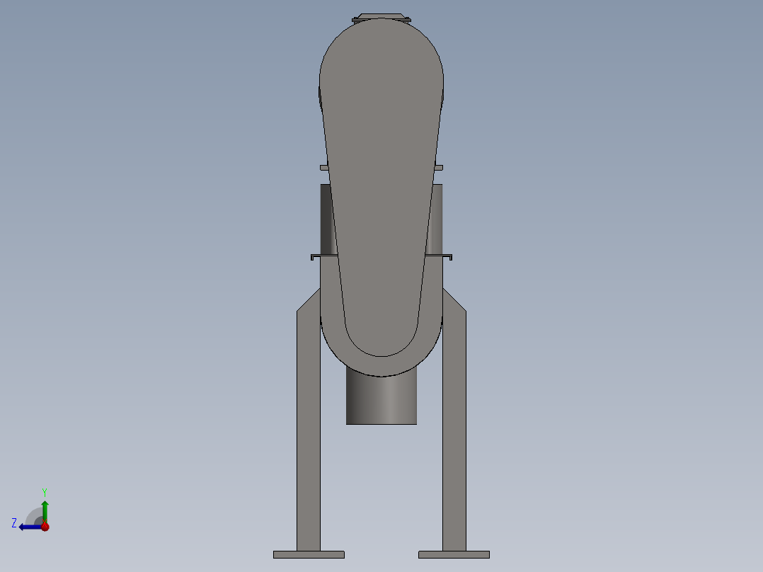 绞笼减速机右视图
