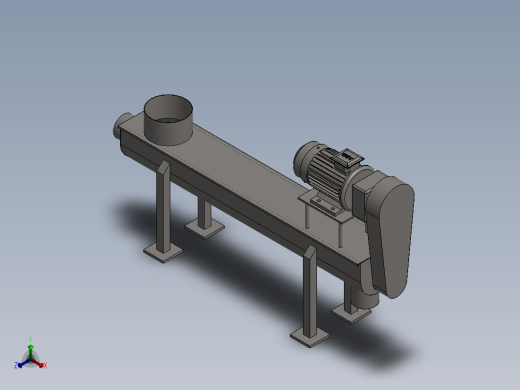 绞笼减速机正等轴测缩略图