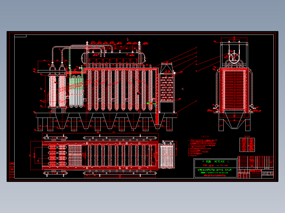 水泥窑余热锅炉图