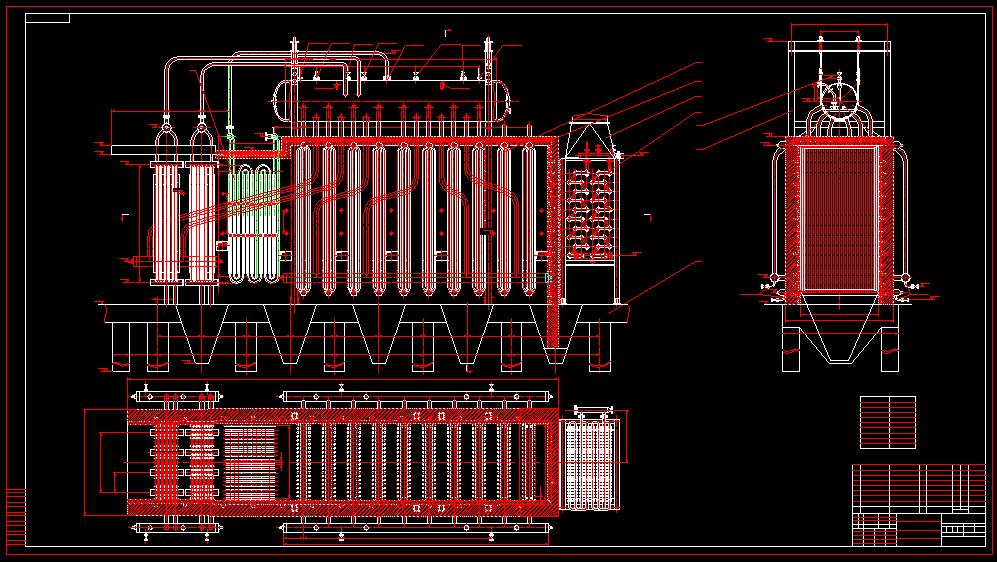 水泥窑余热锅炉图