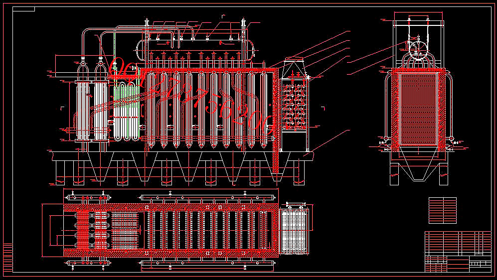 水泥窑余热锅炉图