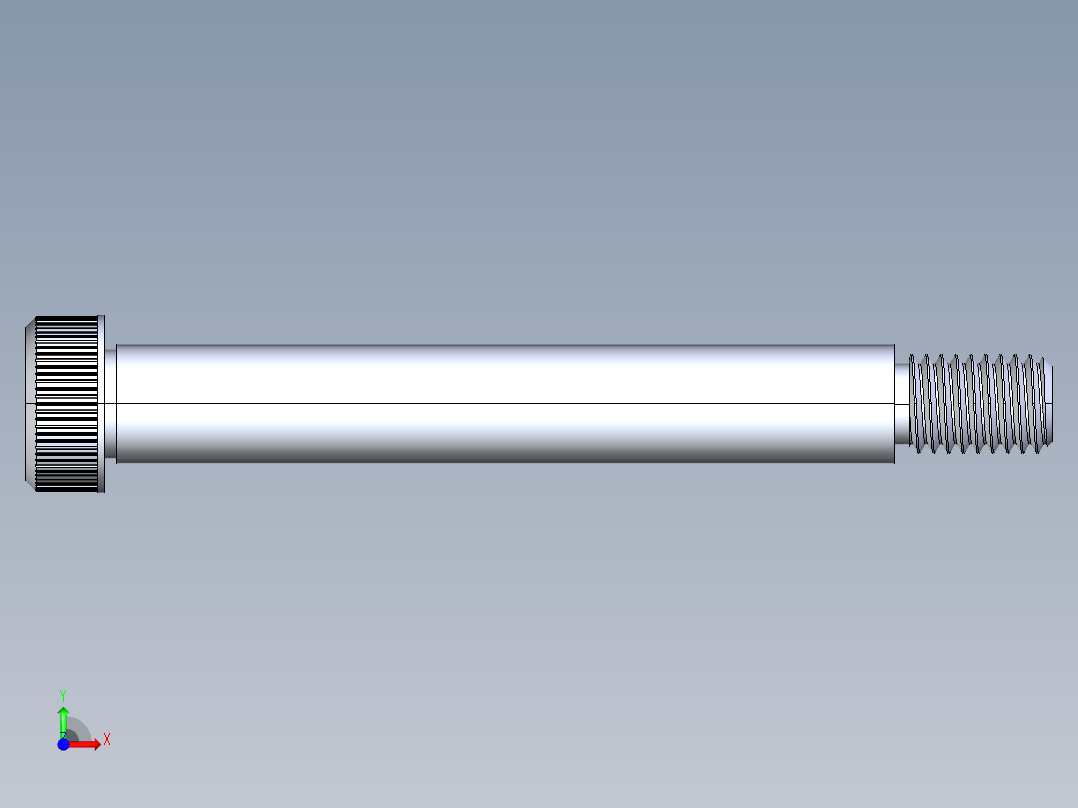 公制SH螺栓选择（DME）-SB DME PM10 x80.STEP前视图