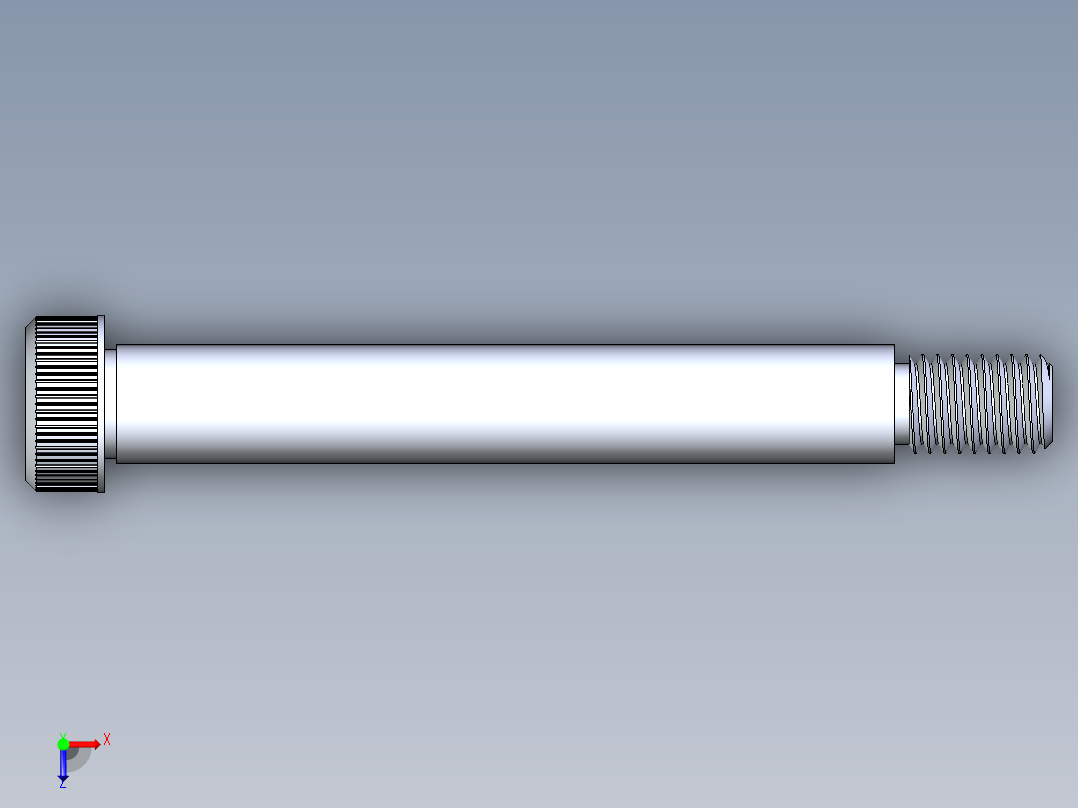 公制SH螺栓选择（DME）-SB DME PM10 x80.STEP俯视图