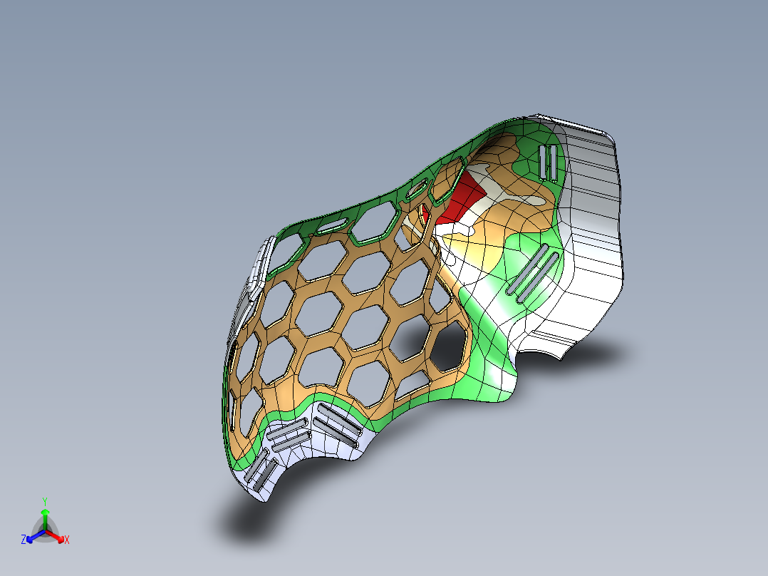 带翅的肩胛骨支具末级