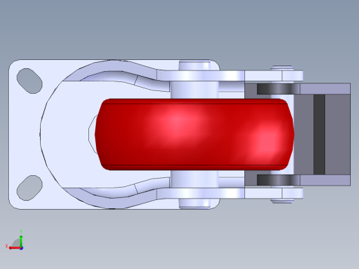环球脚轮(双刹)后视缩略图