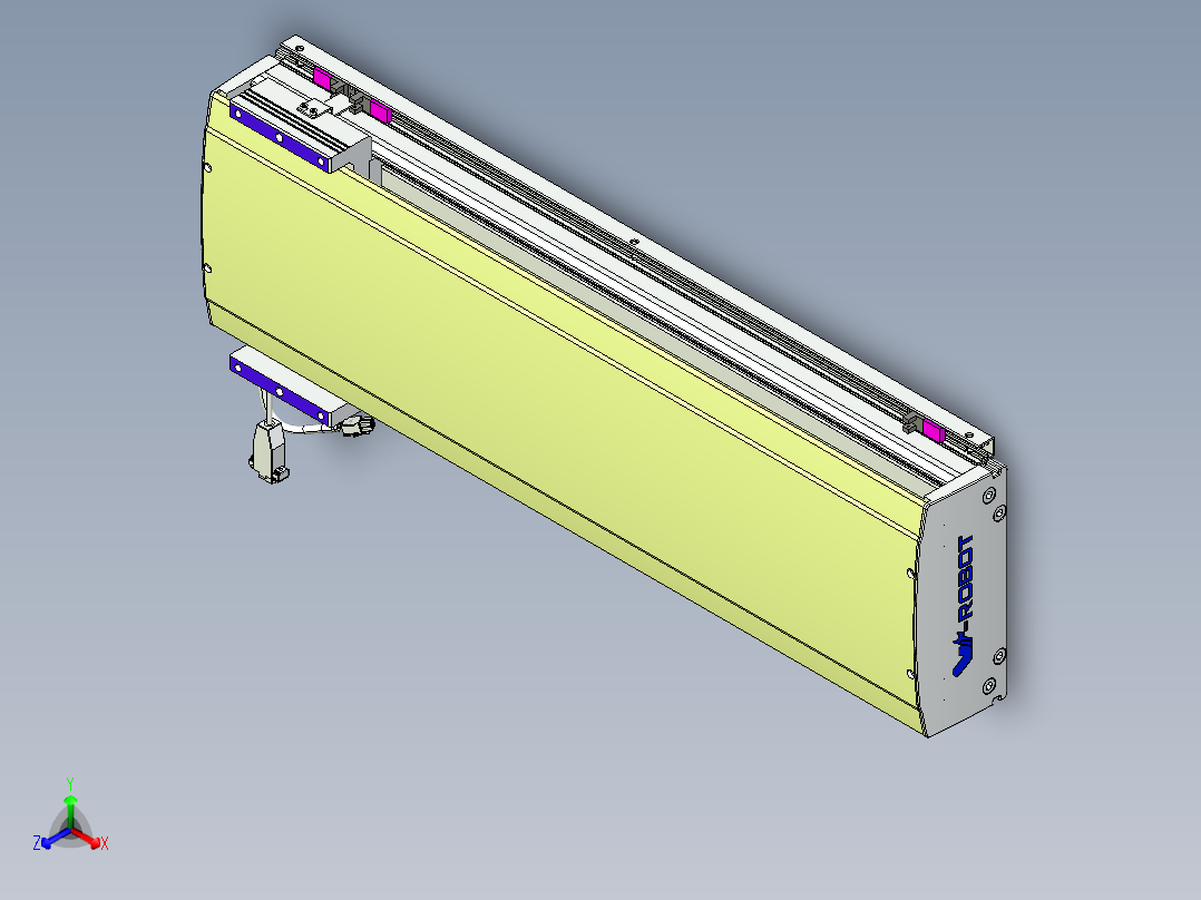 威洛博VL系列3d模型模组VL22H1Y-S600正等轴测图