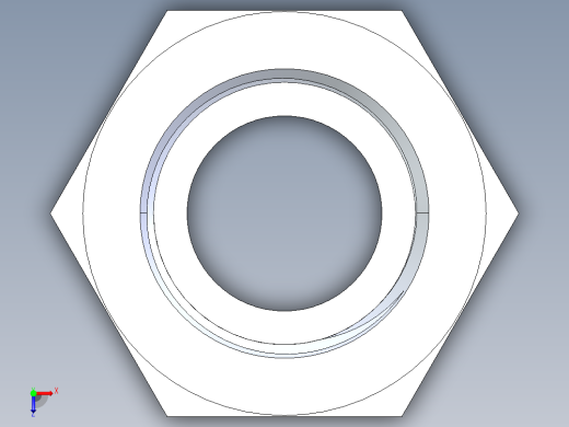 CPVC管件31-Sch80_PVC-Brass_SPIGxFPT_9878-007BR_0.75in俯视缩略图