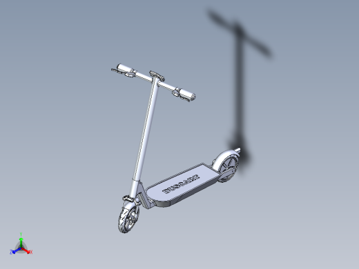 电动滑板车2正等轴测缩略图