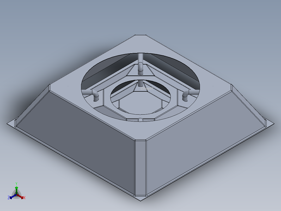 ir vent正等轴测图