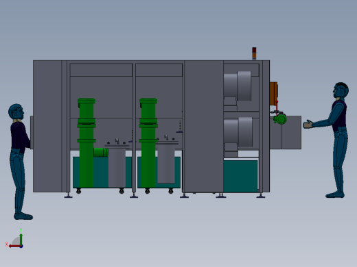 通道式高压喷淋清洗机后视缩略图
