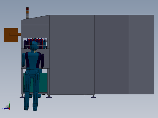 通道式高压喷淋清洗机右视缩略图