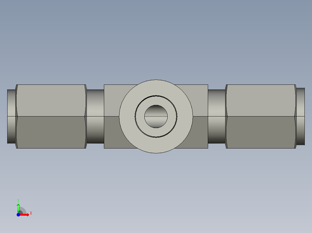 卡套式工业通用硬管接头4_obu-s前视图