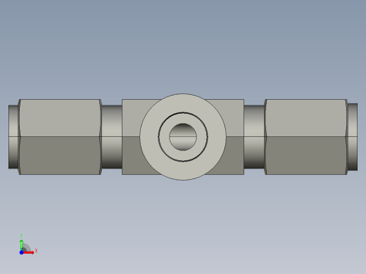 卡套式工业通用硬管接头4_obu-s前视缩略图