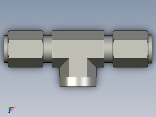 卡套式工业通用硬管接头4_obu-s俯视缩略图