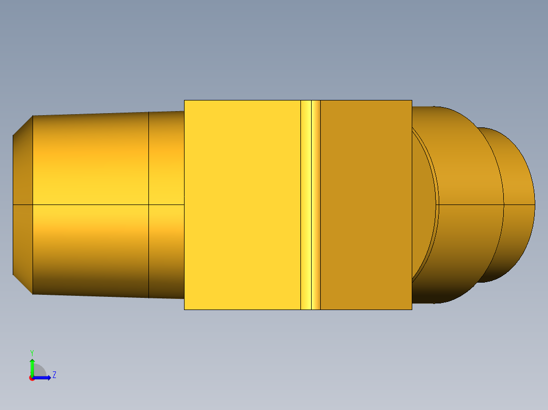 扩口式工业通用硬管接头45Deg Elbow 259F-4-2左视图