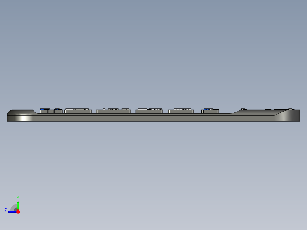 平板电脑键盘右视图