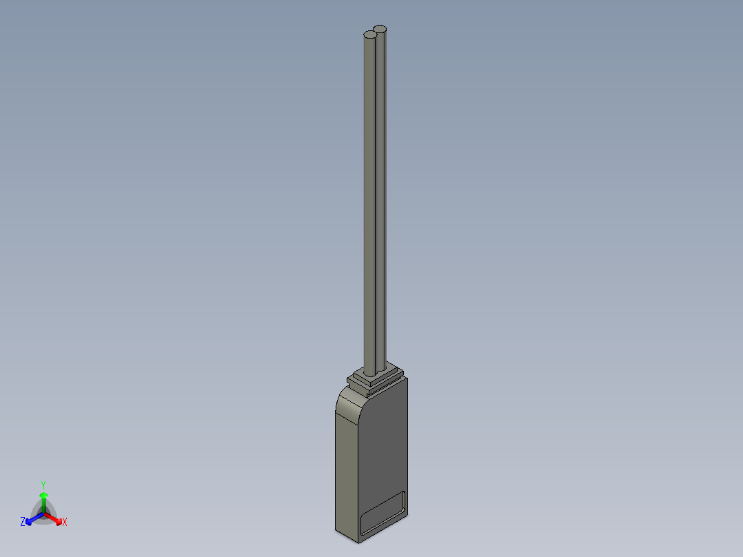 基恩士LV-S41L_kc图纸模型主视图