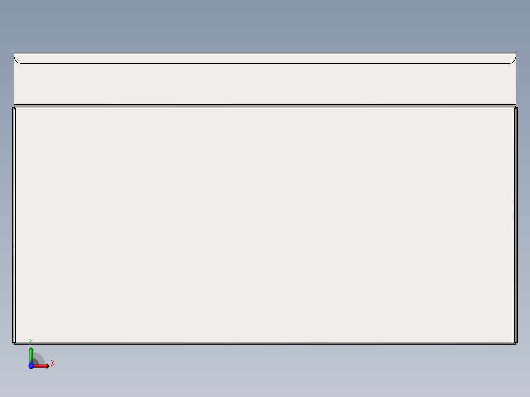 钣金抽屉前视图