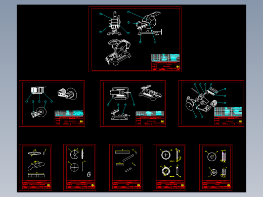 工厂切割机详细CAD图纸784134===15