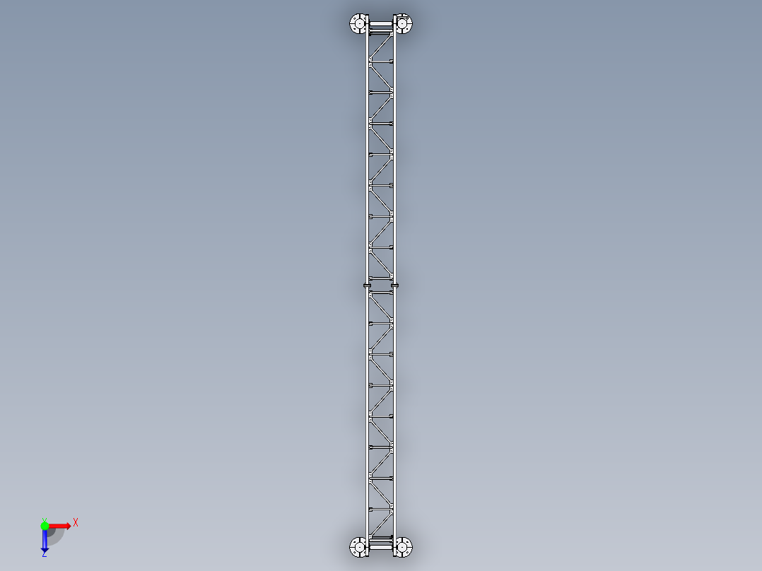 道路限高架俯视图
