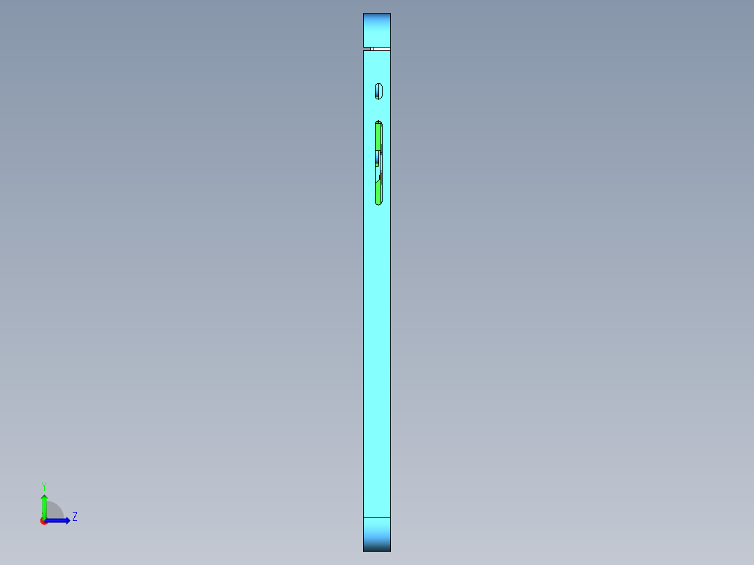 s1-cnc6笔记本CNC工装夹具三维模型 -3D-20150206-A1左视图